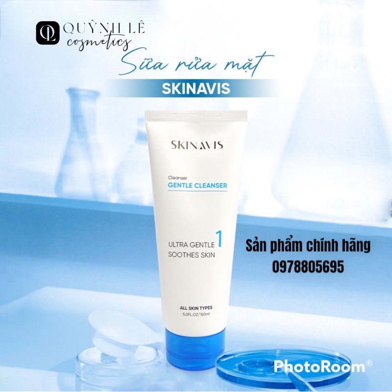 Sữa rửa mặt làm sạch sâu dịu nhẹ Skinavis Gentle Cleanser