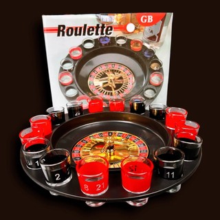 Vòng xoay may mắn Drinking Roulette đồ chơi ăn nhậu 16 ly V1, boardgame mang lại sự hứng khởi cho mỗi cuộc vui