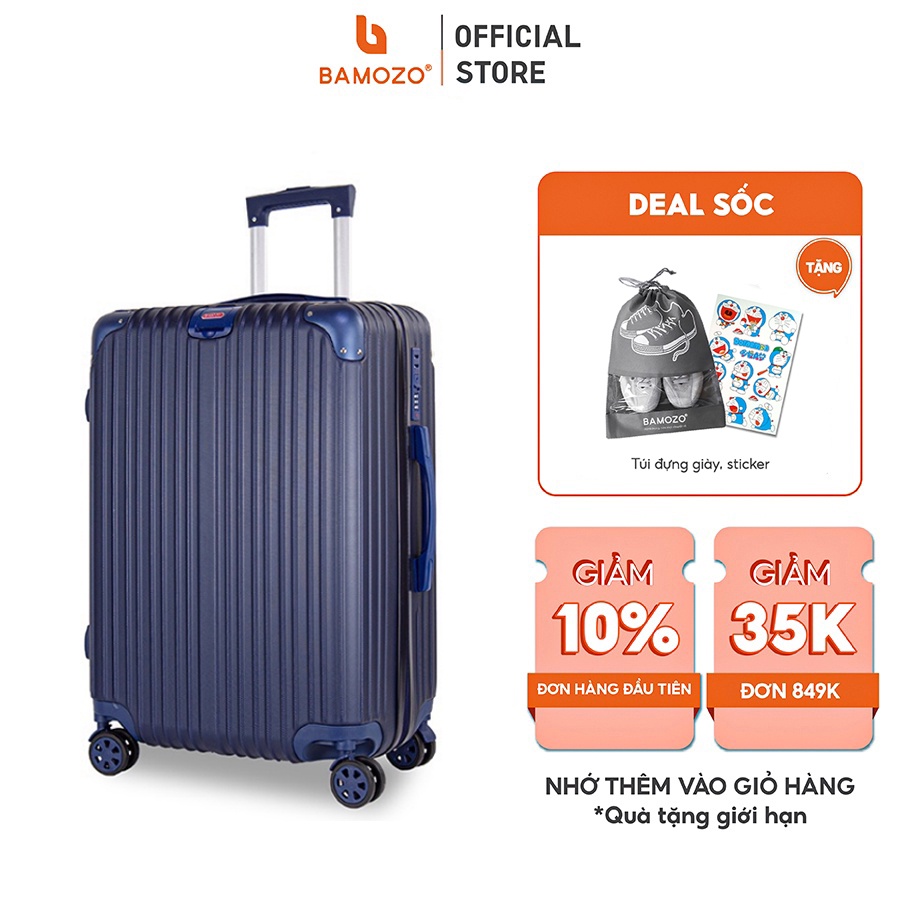 Vali Du Lịch Bamozo 8809 Cao Cấp Size 28 Inch Bền Đẹp Bảo Hành 5 Năm