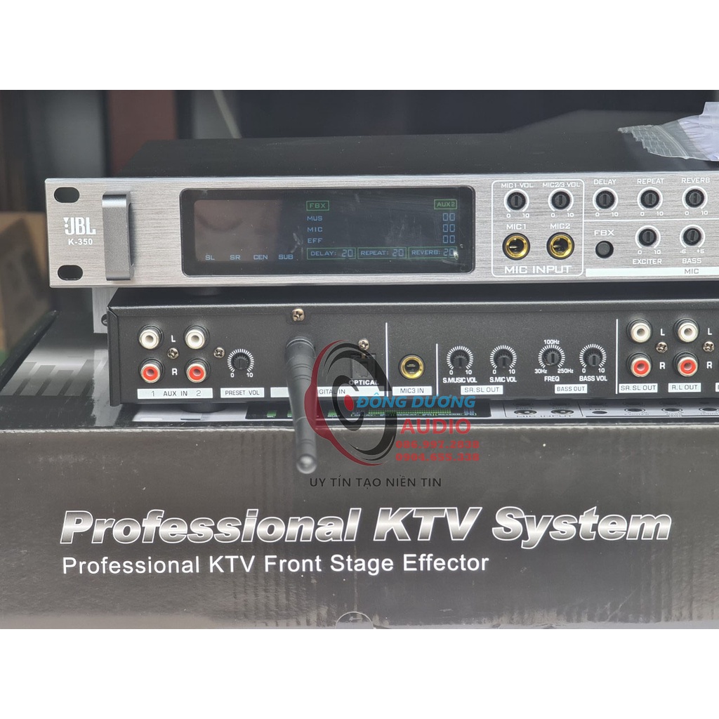 VANG HÁT KARAOKE GIA ĐÌNH - JBL K350 CÓ REVERB - VANG CHỐNG HÚ - VANG CƠ LAI SỐ