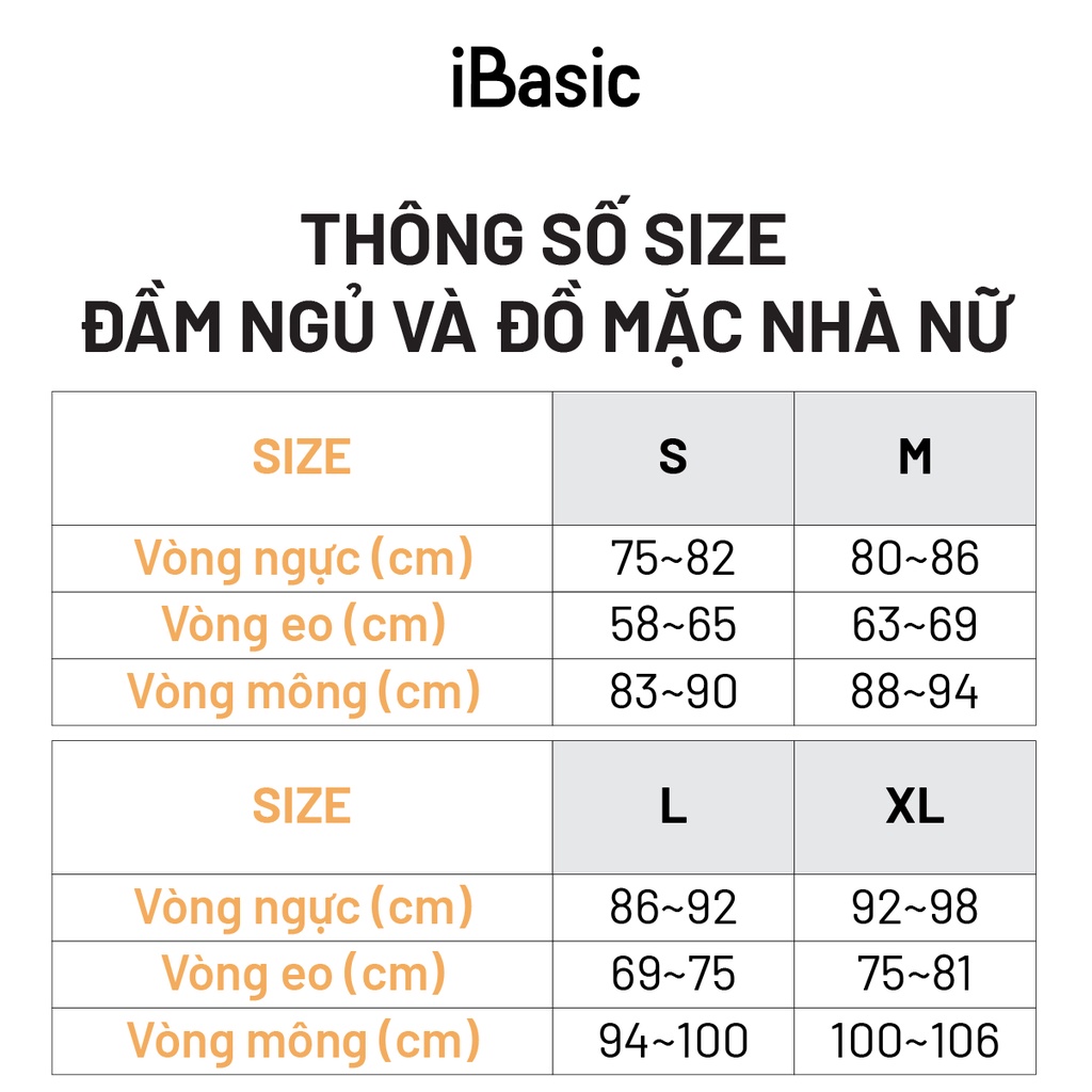[VOUCHER 50K] Đầm ngủ nữ hai dây lưng mở U iBasic SW061