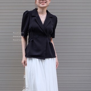 [KAYSTUDIO] ÁO BLAZER DOLL ĐEN