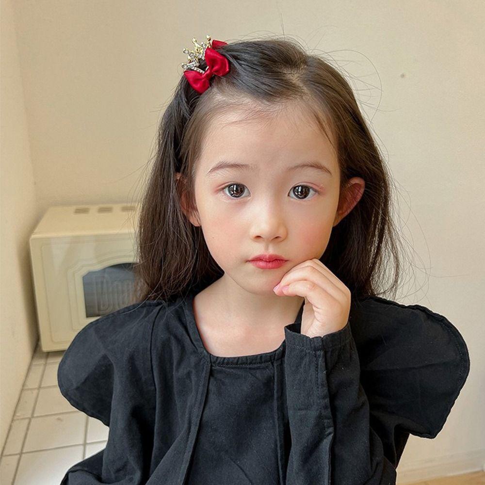 Set 2 Kẹp Tóc Tai Thỏ / Vương Miện / Tai Mèo Dễ Thương Cho Bé|Kẹp Tóc Thiết Kế Xinh Xắn Thời Trang Dành Cho Nữ