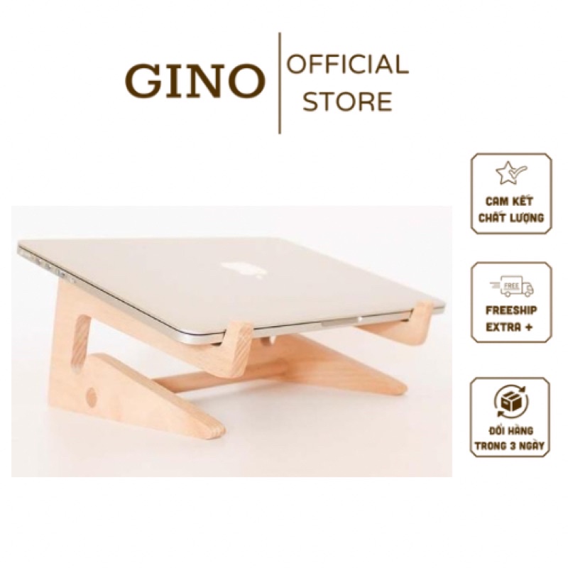 Kệ laptop 2 tầng màu nâu