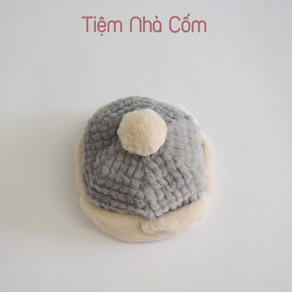 Mũ lông mịn cho bé trai, bé gái siêu ấm - Tiệm nhà Cốm