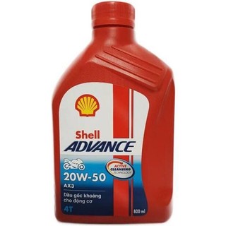 NHỚT XE MÁY SHELL AX3 800ml chính hãng