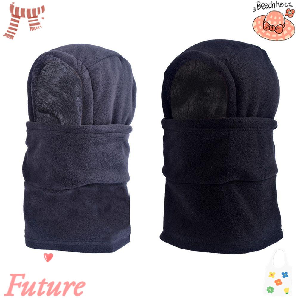 Mũ Lông Cừu Giữ Ấm Cổ Dày Dặn Chống Lạnh Đa Năng