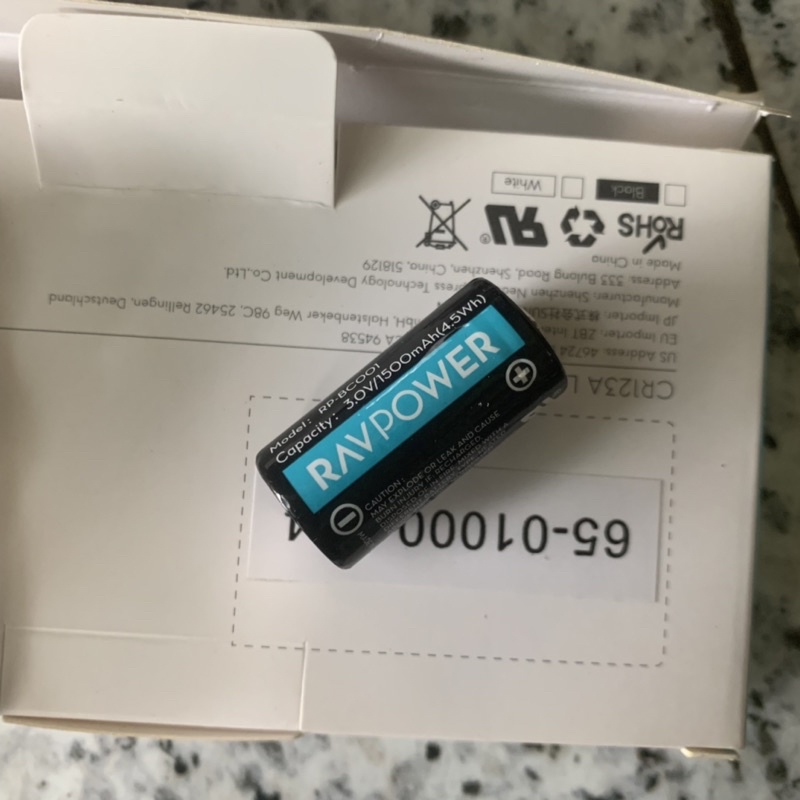 Pin lithium 3V 1500mAh CR123A dùng cho máy ảnh Olympus Canon
