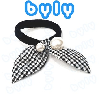 Cột tóc có nơ quý phái nhiều màu caro - ByLy Store