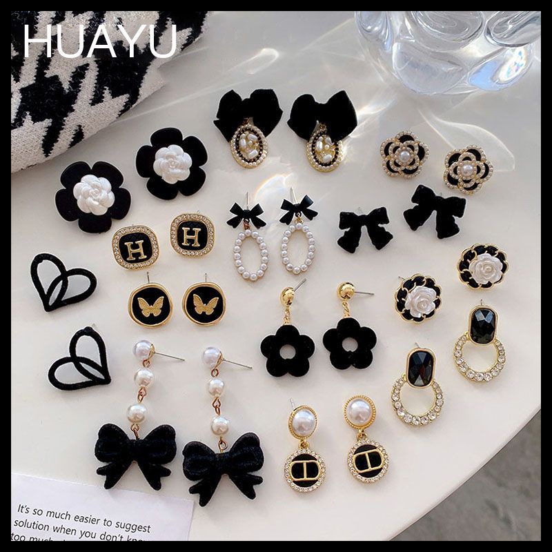 Bông Tai Đính Đá Ngọc Trai Thời Trang Sang Trọng