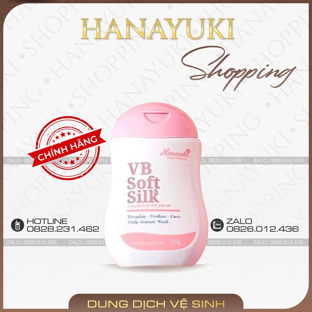 (Chính Hãng Hanayuki - Date 2024)Dung Dịch Vệ Sinh Hồng Hanayuki Cho Nữ & Nam Vb Soft&Silk