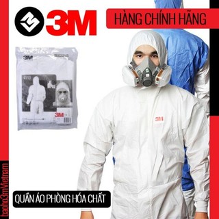 Quần áo bảo hộ 3M 4510 màu Trắng leve 4- 5