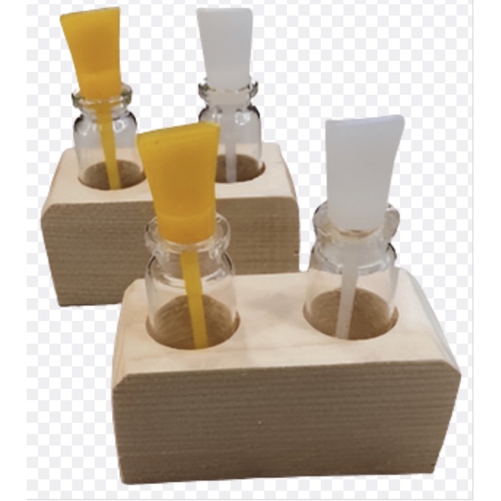 Đá thử vàng combo đá và bộ 2 chai a.xit.trắng  và vàng