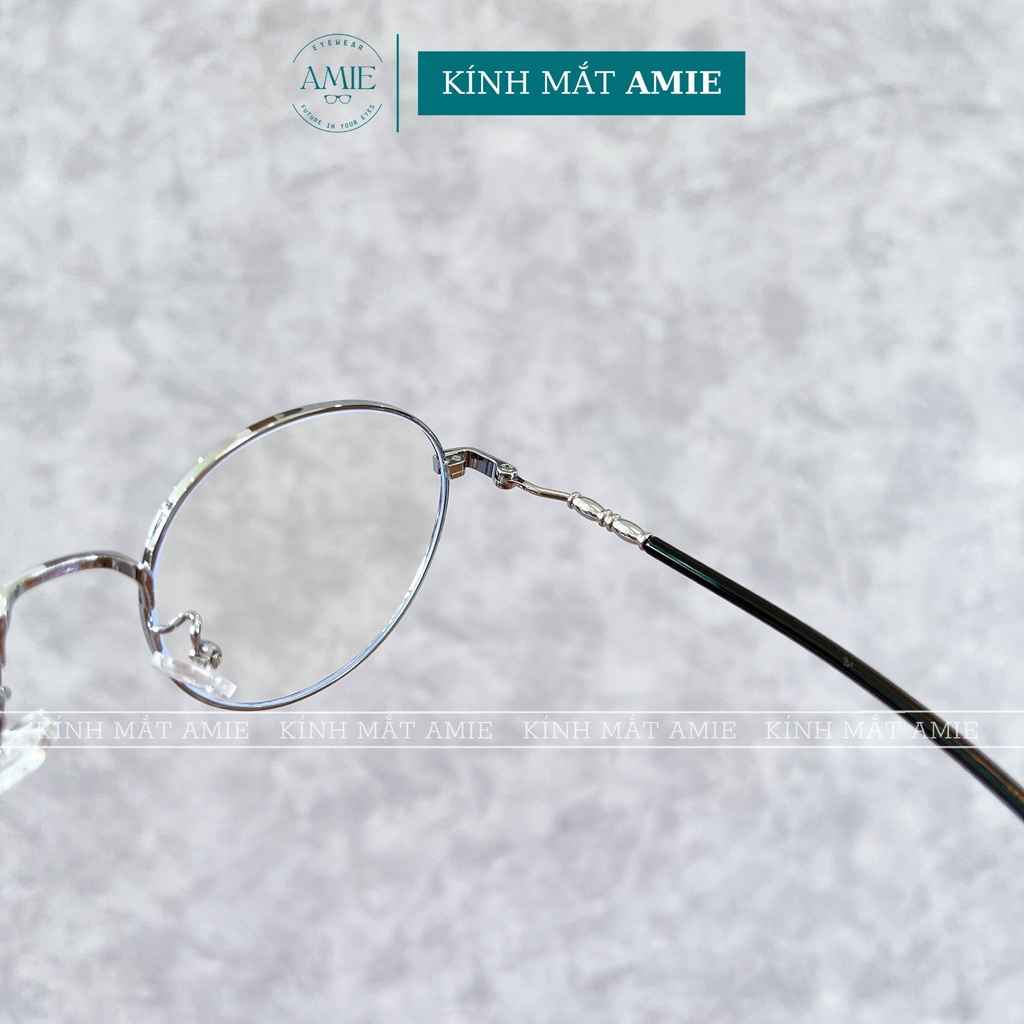 Gọng kính cận kim loại AMIE Eyewear kính mắt tròn phụ kiện thời trang nữ 2999