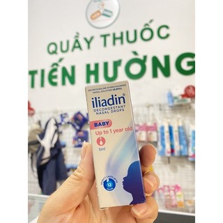 Nhỏ mũi iliadin baby 0,01%