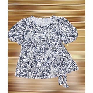 Áo thun hoa kiểu cotton PS