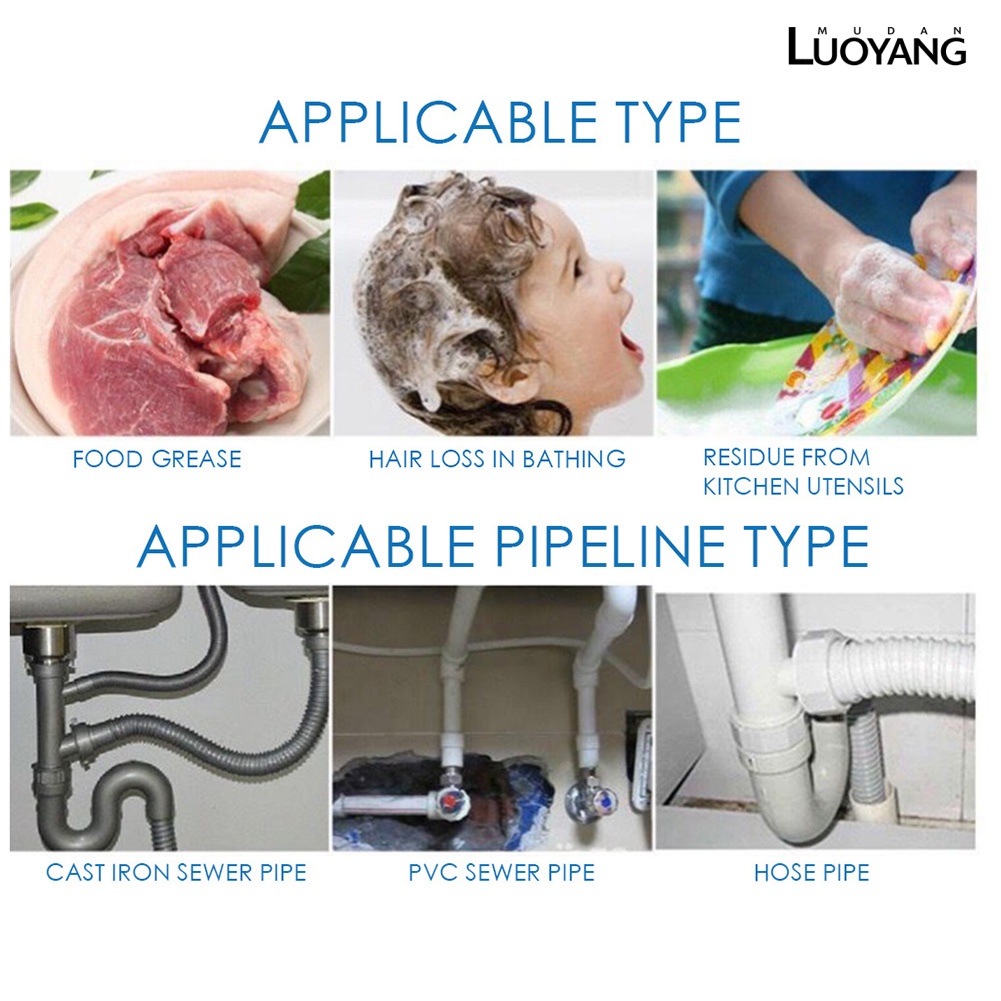 Bột Vệ Sinh Cống Thoát Nước Mạnh Mẽ NY-10 / 100g