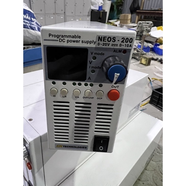 Máy cấp nguồn neos-200 0-20vdc, 0-10a