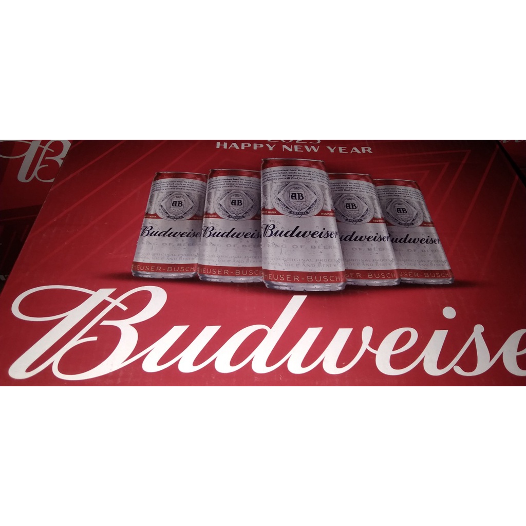 Thùng 24 lon bia Budweiser 330ml