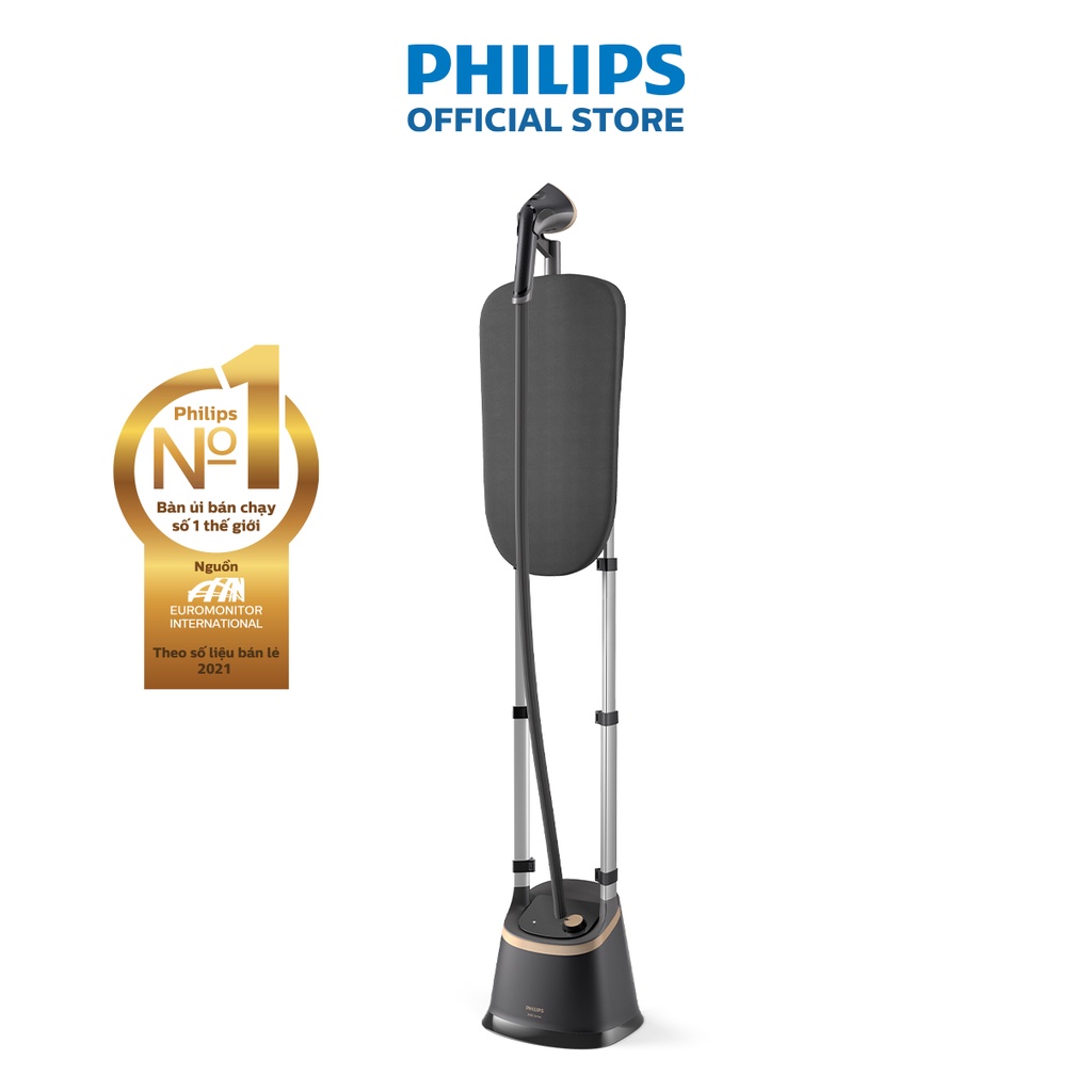 [Mã ELPLSBD06 giảm 10% đơn 1TR] Bàn Ủi Hơi Nước Trụ Đứng Philips STE3170 /80 Có Cầu Uỉ StyleBoard nghiêng, Premium