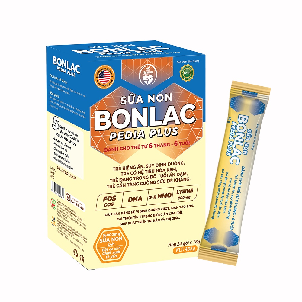 Sữa non Bonlac pedia plus/Sữa non bonlac 24h ⚡FREESHIP⚡ Giúp cân bằng hệ vi sinh đường ruột, giảm táo bón.Childs_day