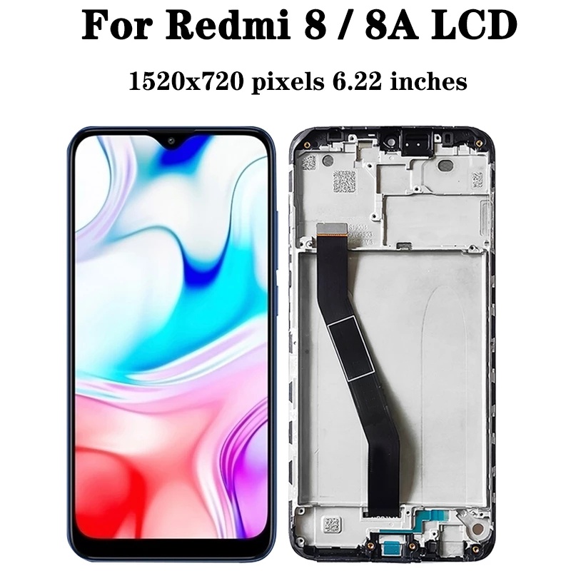 Màn Hình LCD Cho Xiaomi Redmi 8 8A Màn Hình Bộ Số Hóa Cảm Ứng Thay Thế Đã Kiểm Tra 100%