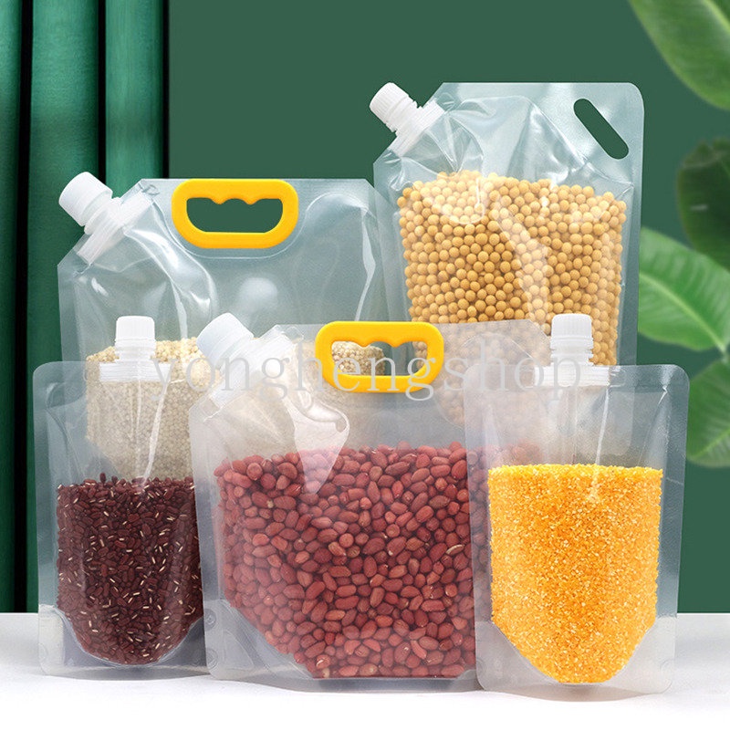 Túi Đựng Gạo / Ngũ Cốc Bằng Chất Liệu Lúa Mạch Chống Ẩm Chống Côn Trùng Có Thể Tái Sử Dụng
