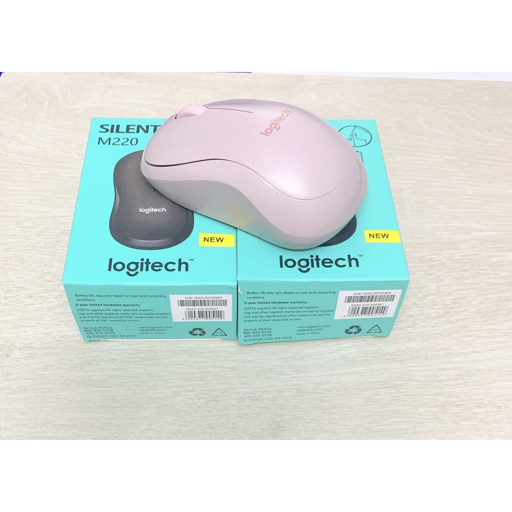 Chuột không dây Logitech M220 Click Silent - giảm ồn, USB, phù hợp cho PC/ Laptop - Full Box, Bảo hành 12 tháng | BigBuy360 - bigbuy360.vn