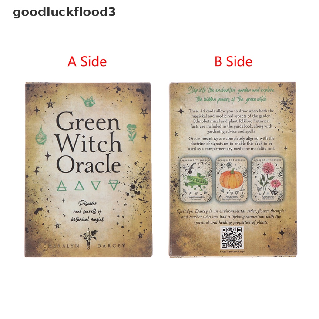 Bộ Bài Tarot Oracle Màu Xanh Lá Cây Dùng Hóa Trang Tiệc Gia Đình