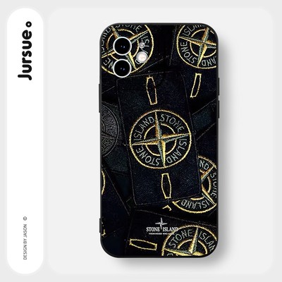 Ốp lưng JURSUE mềm hình độc lạ ngầu nam đen Cho iPhone 17 16 15 14 13 12 11 Pro Max SE 2020 X XR XS ip 8 7 Plus Y2576