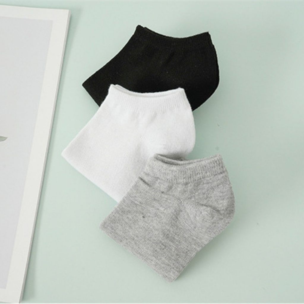 Tất vớ nam cổ trung cotton chống hôi mềm mại thoáng mát LANIXA T054