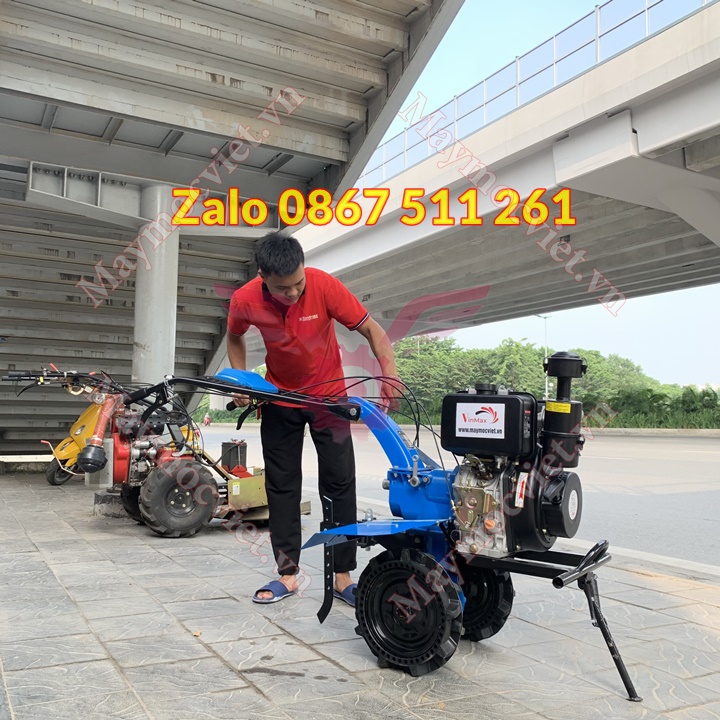 Máy phay sới đất mini chạy dầu 188F loại tốt