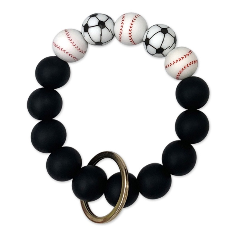 Vòng Tay Chuỗi Hạt Bằng Silicone Siêu Co Giãn Cho Nam Và Nữ