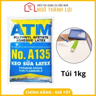 Keo sữa atm keo dán giấy, thảm, dán lót sàn vân gỗ latex no.a135
