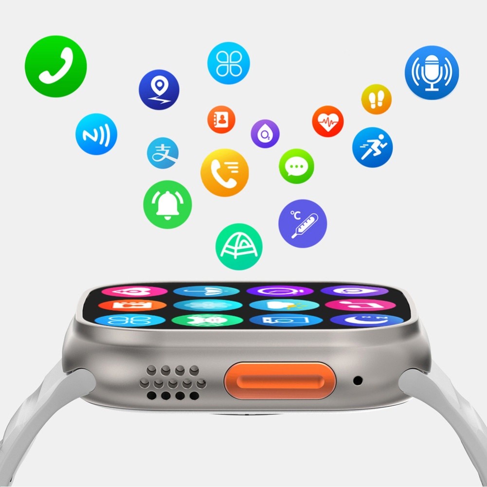 Đồng Hồ Thông Minh Tb47 Ultra 8 Bluetooth Màn Hình 1.93 Inch Theo Dõi Sức Khỏe