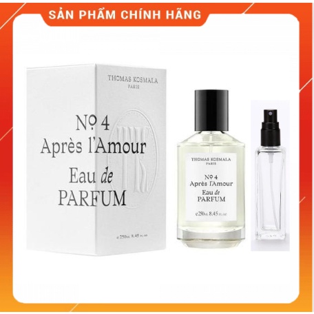 Nước hoa chính THOMAS KOSMALA PARIS APRES L'AMOUR EAU DE PARFUM (mẫu thử 10ml_20ml) /NƯỚC HOA NAM&NỮ