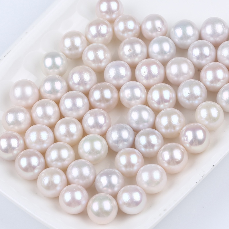 Chuỗi Ngọc Trai Edison 10-11mm Màu Trắng Tự Nhiên Dùng Làm Trang Sức
