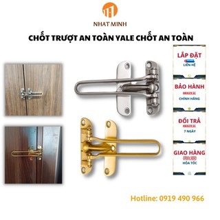 Chốt Trượt An Toàn Yale Chính Hãng Chốt Cửa An Toàn Cho Cửa Phòng - Cửa Nhà Chống Mở Cửa Từ Bên Ngoài