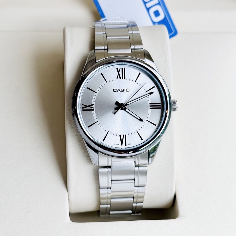 Đồng hồ nam dây thép Casio MTP V005D 7B5