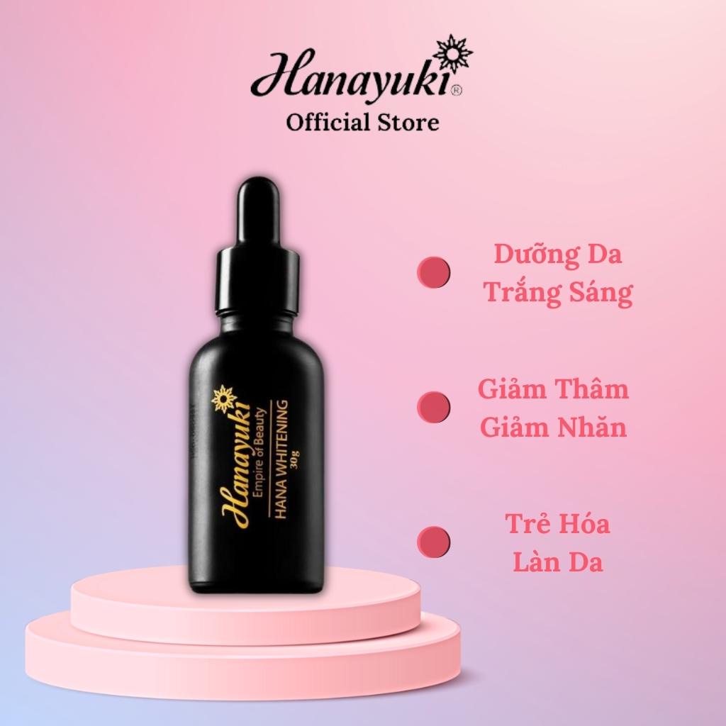 Serum Dưỡng Trắng Da Hanayuki Whitening, Hana Whitening Serum Dưỡng Ẩm Mờ Thâm Hanayuki Chính Hãng 30g