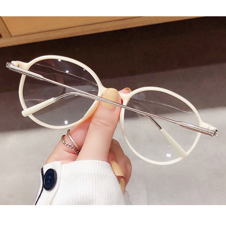 Mắt Kính Gọng Tròn Phong Cách Vintage Thời Trang Cho Nữ