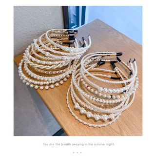 Bờm tóc ngọc trai nhân tạo xinh phong cách thời trang Hàn Quốc - K006