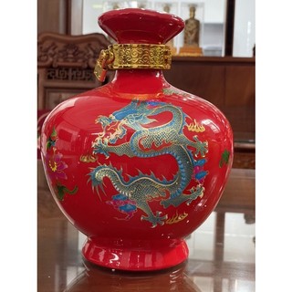 vỏ bình gốm sứ trang trí LONG PHỤNG