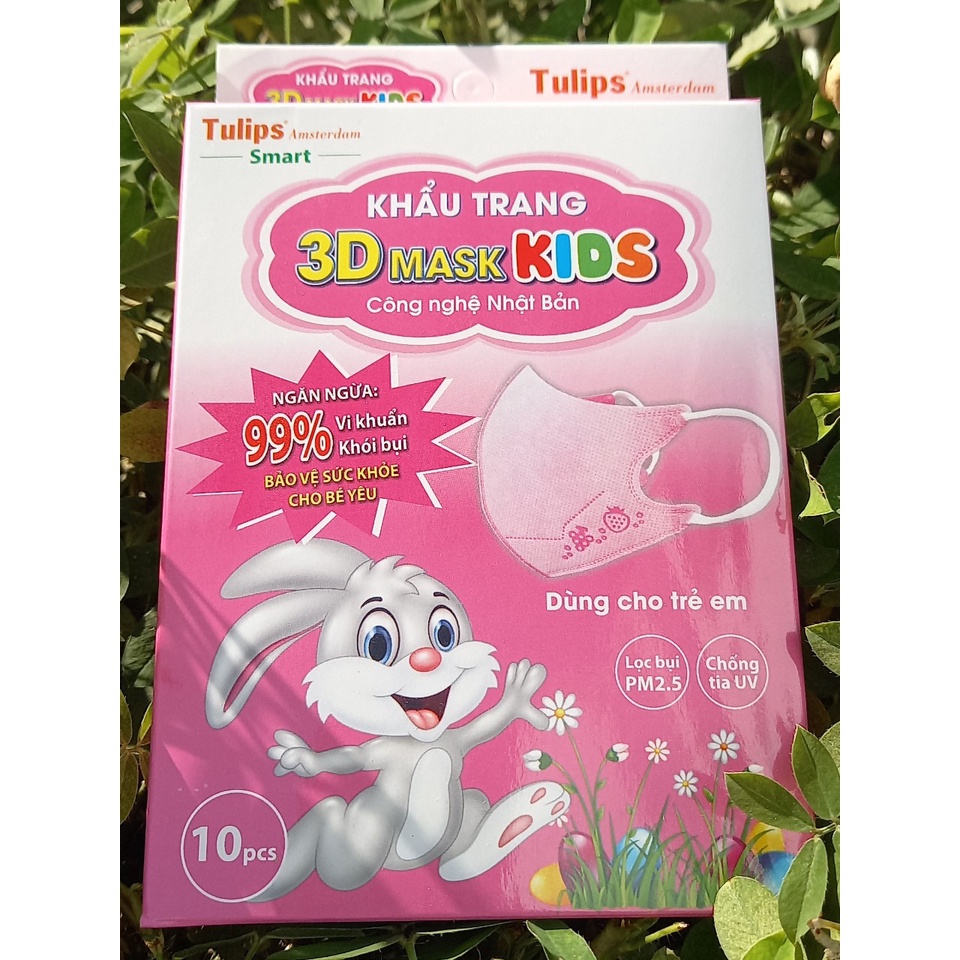 KHẨU TRANG 3D mask KIDS,khẩu trang y tế cho bé,Khẩu trang TUYLIP