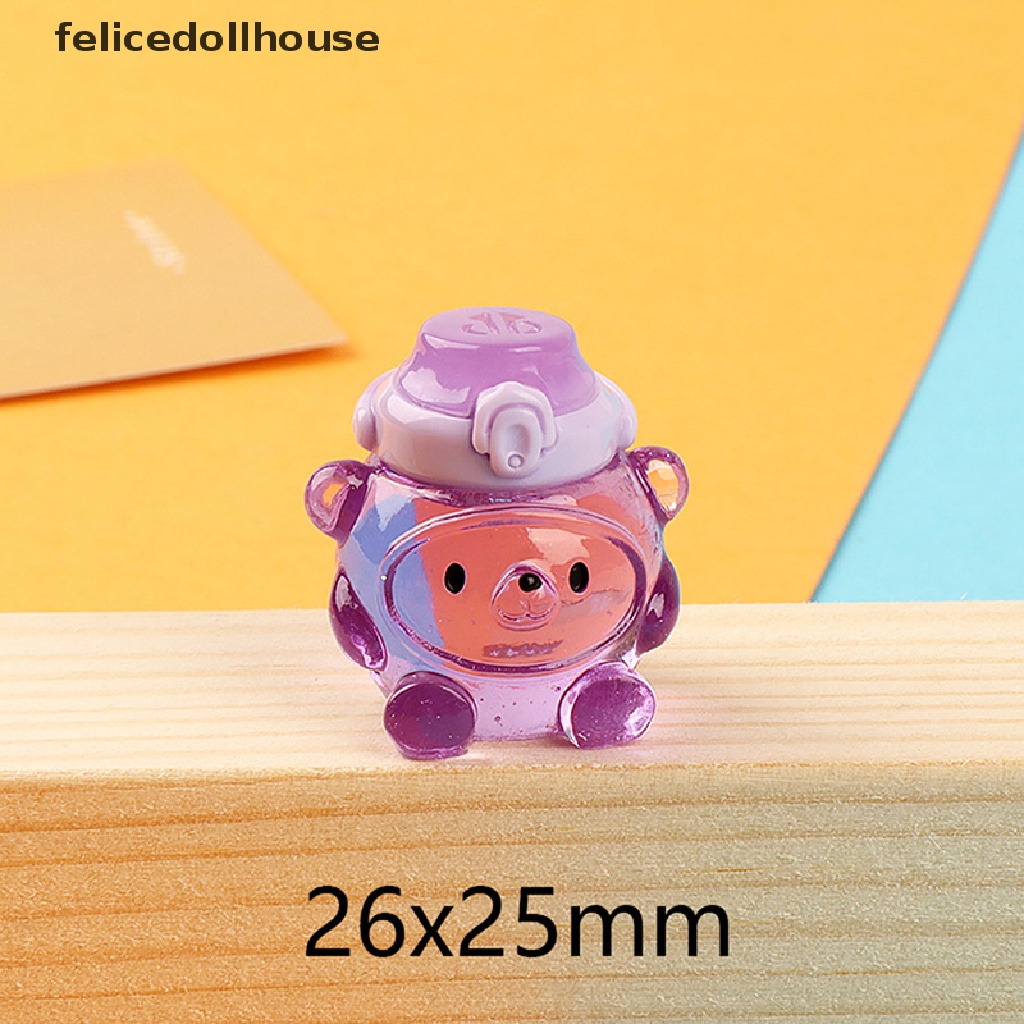 Đồ Chơi Mô Hình Bình Nước Mini Hình Gấu Dễ Thương