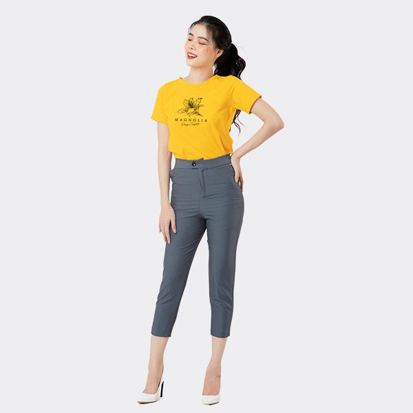 Áo phông nữ hãng Fam chất cotton mát lịm mềm mịn co giãn Form vừa trẻ trung năng động