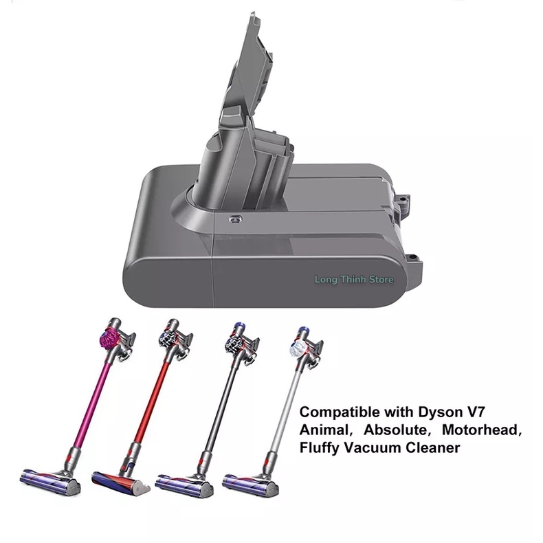 BH 6 Tháng - Pin thay thế máy hút bụi DYSON V7 SV11 chất lượng cao