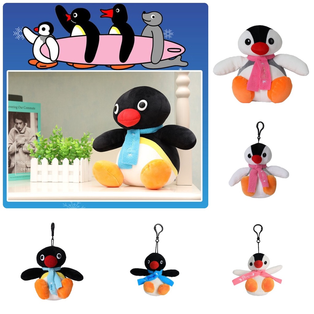 Đồ chơi nhồi bông Mềm Hình Nhân Vật Trong Phim Anh Em pingu and sister