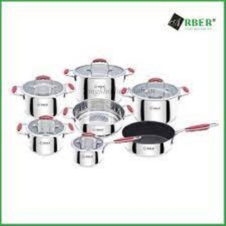 Bộ nồi từ cao cấp Arber RUBY 7 Món - RUBY Hàng chính hãng