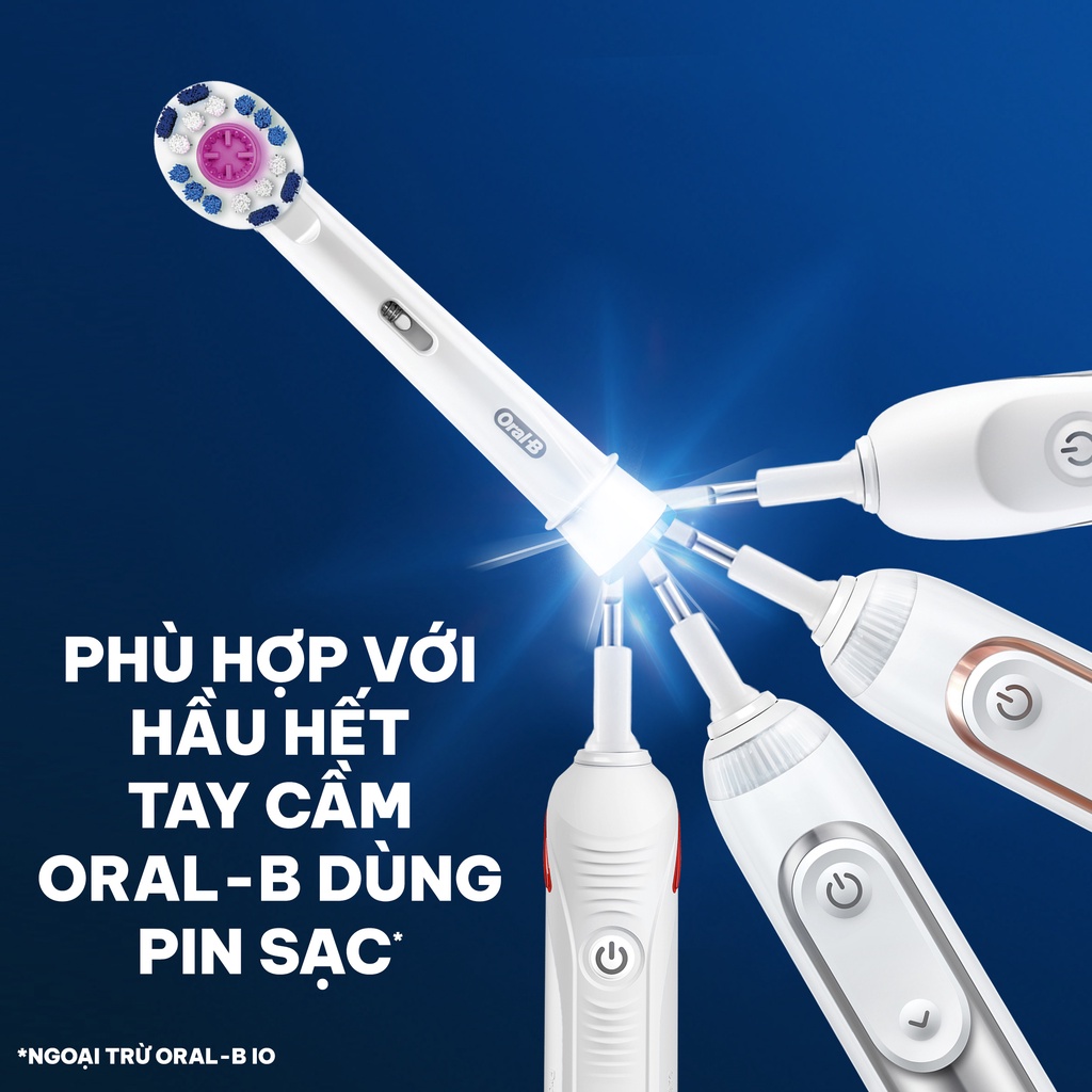 Đầu bàn chải Oral-B 3D White-Hàng chính hãng 100%